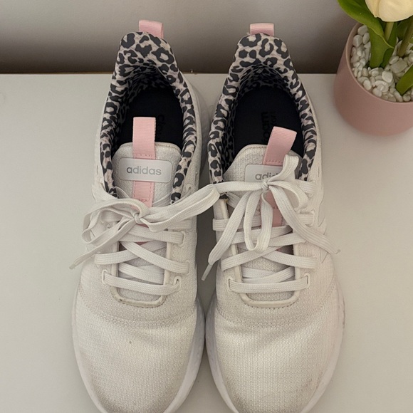 Adidas White Sneakers with Animal Print - Picture 4 of 7